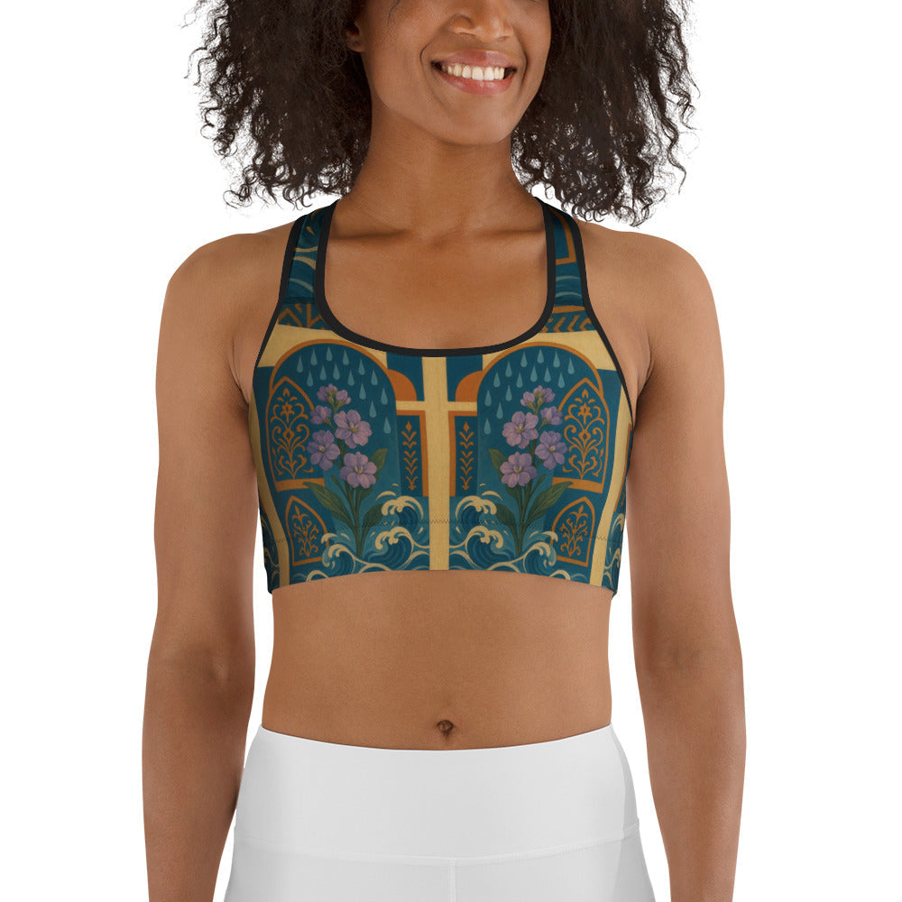 Gorgeous sports bra, low-impact workout bra