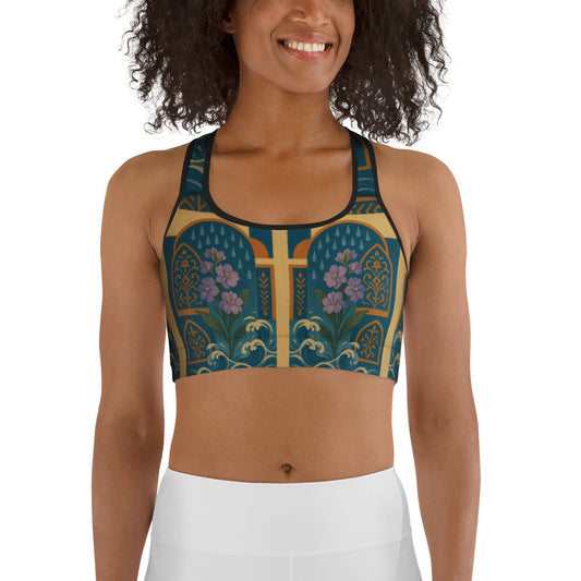 Gorgeous sports bra, low-impact workout bra