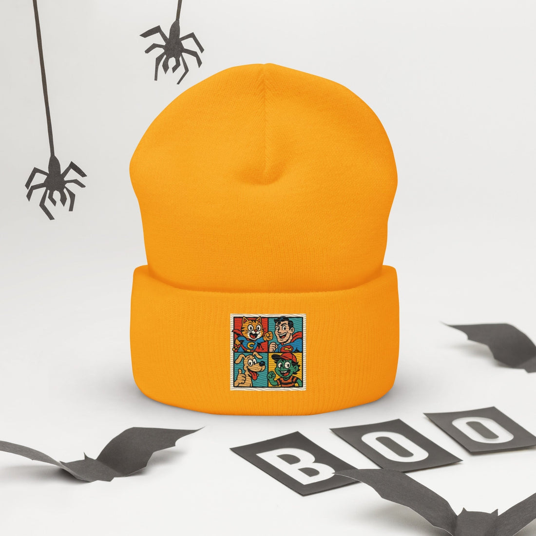 Cuffed Beanie Cartoon