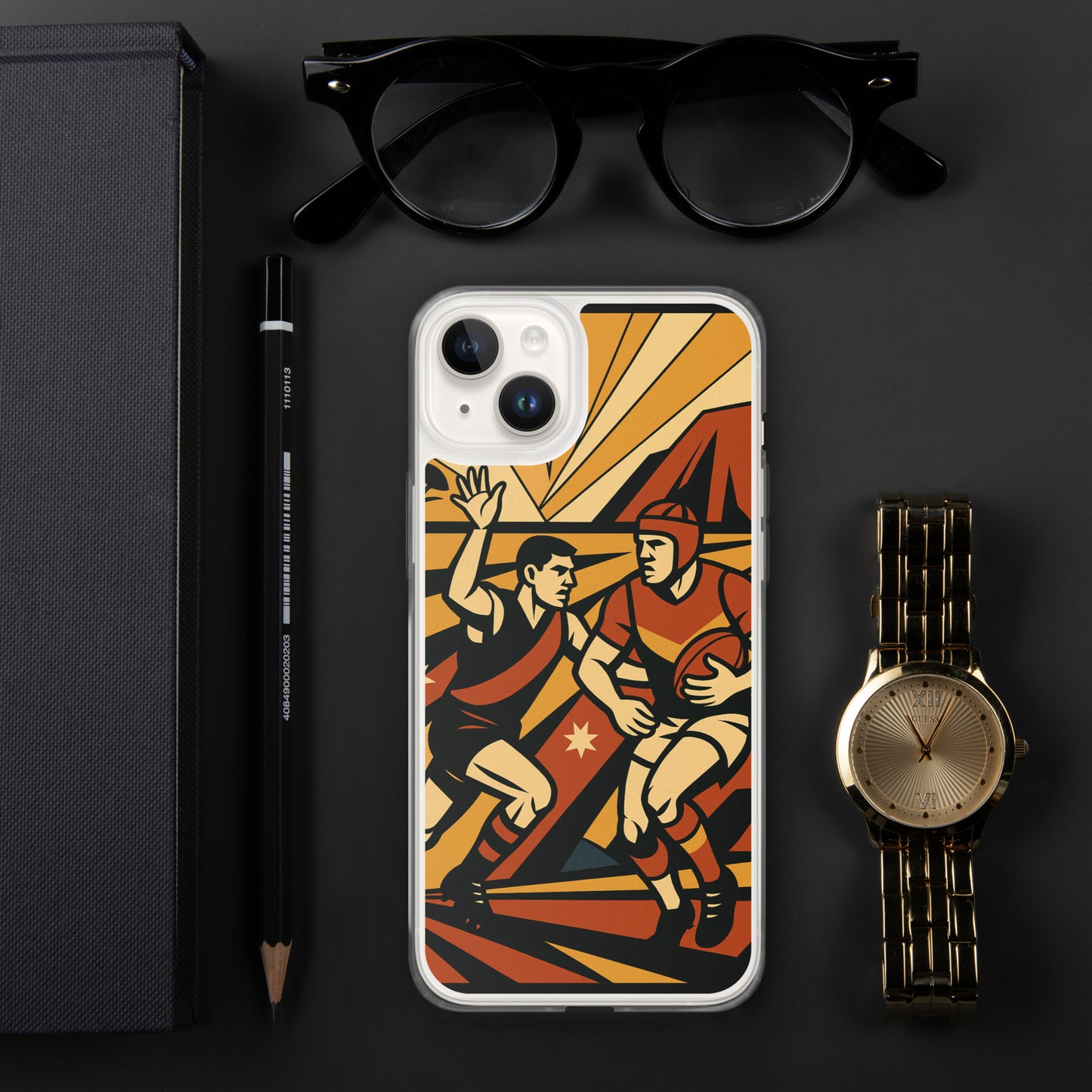 Clear Case for iPhone®, Aussie football showdown