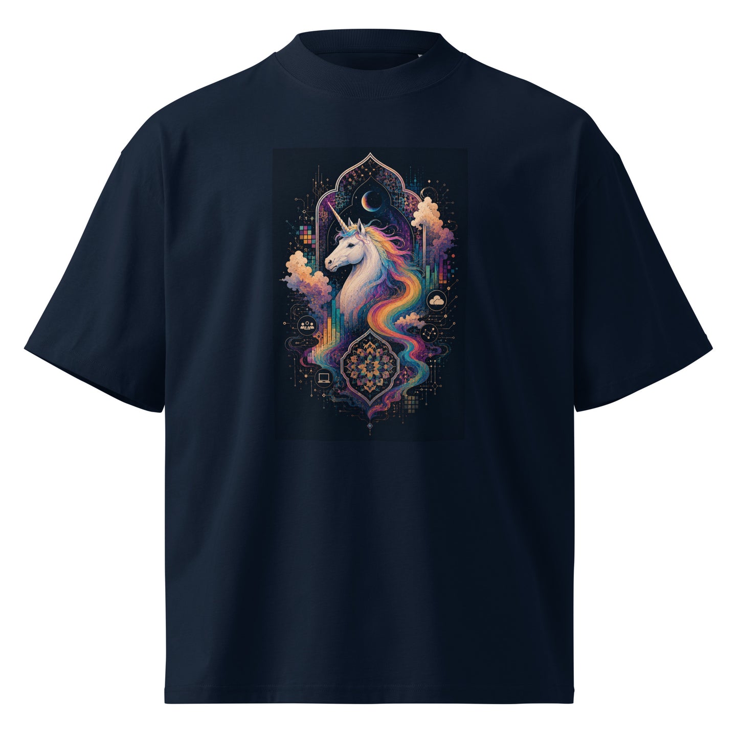 Black t-shirt with graphic of hand making middle finger gesture and text 'KISS THIS' on a white background